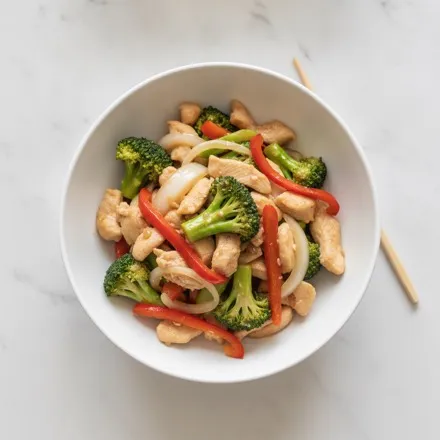 Sesame tofu stir-fry